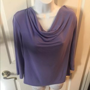 Long sleeve Purple Blouse